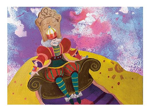 儿童插画 《撒谎者》素材拼贴练习