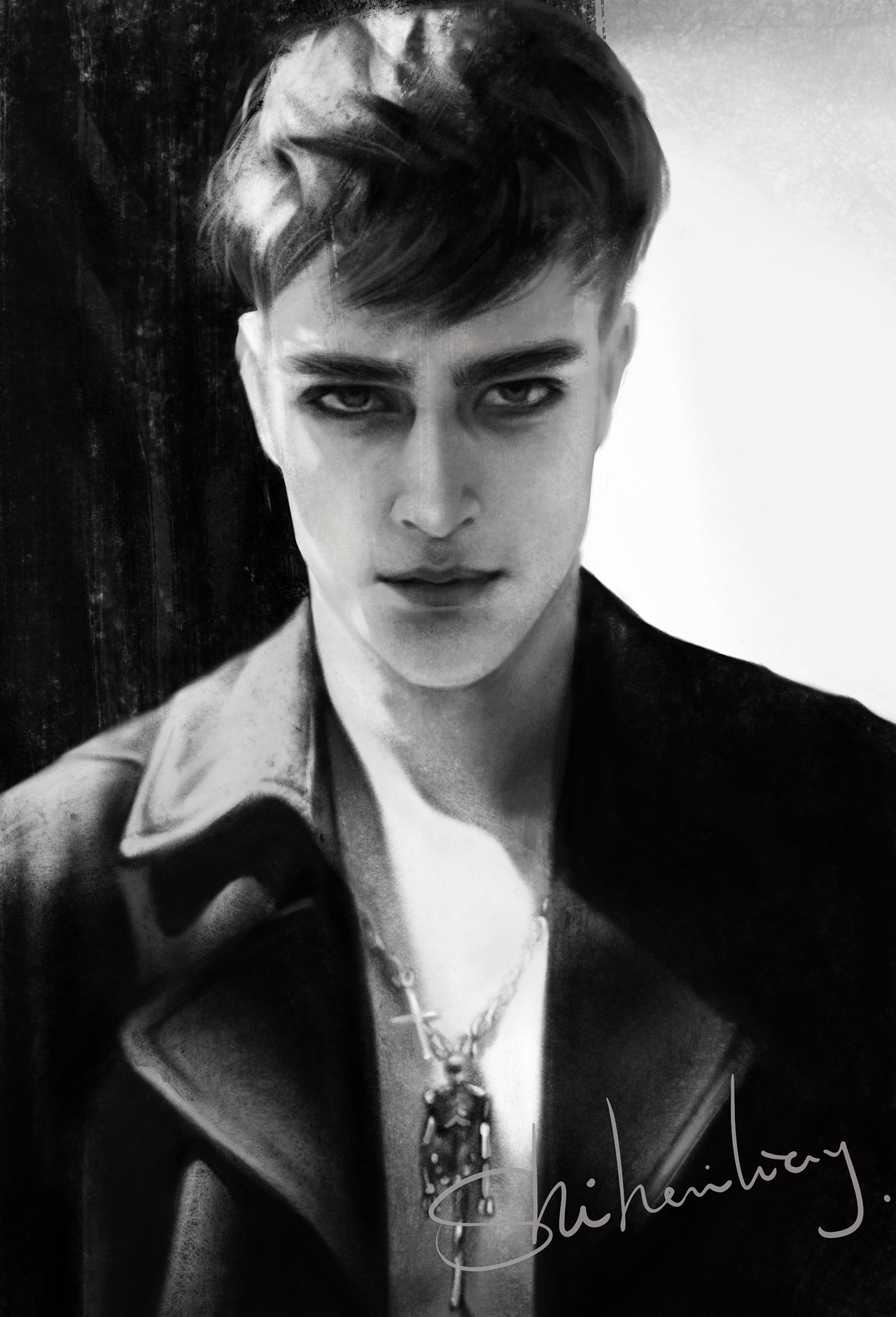 头像素描（图ZMjc0OTQ4ODIw） - 创作习作 - 站酷设计师和米娜走天涯原创素材 - 站酷ZCOOL