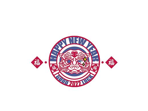虎年 wink虎 窗花新年