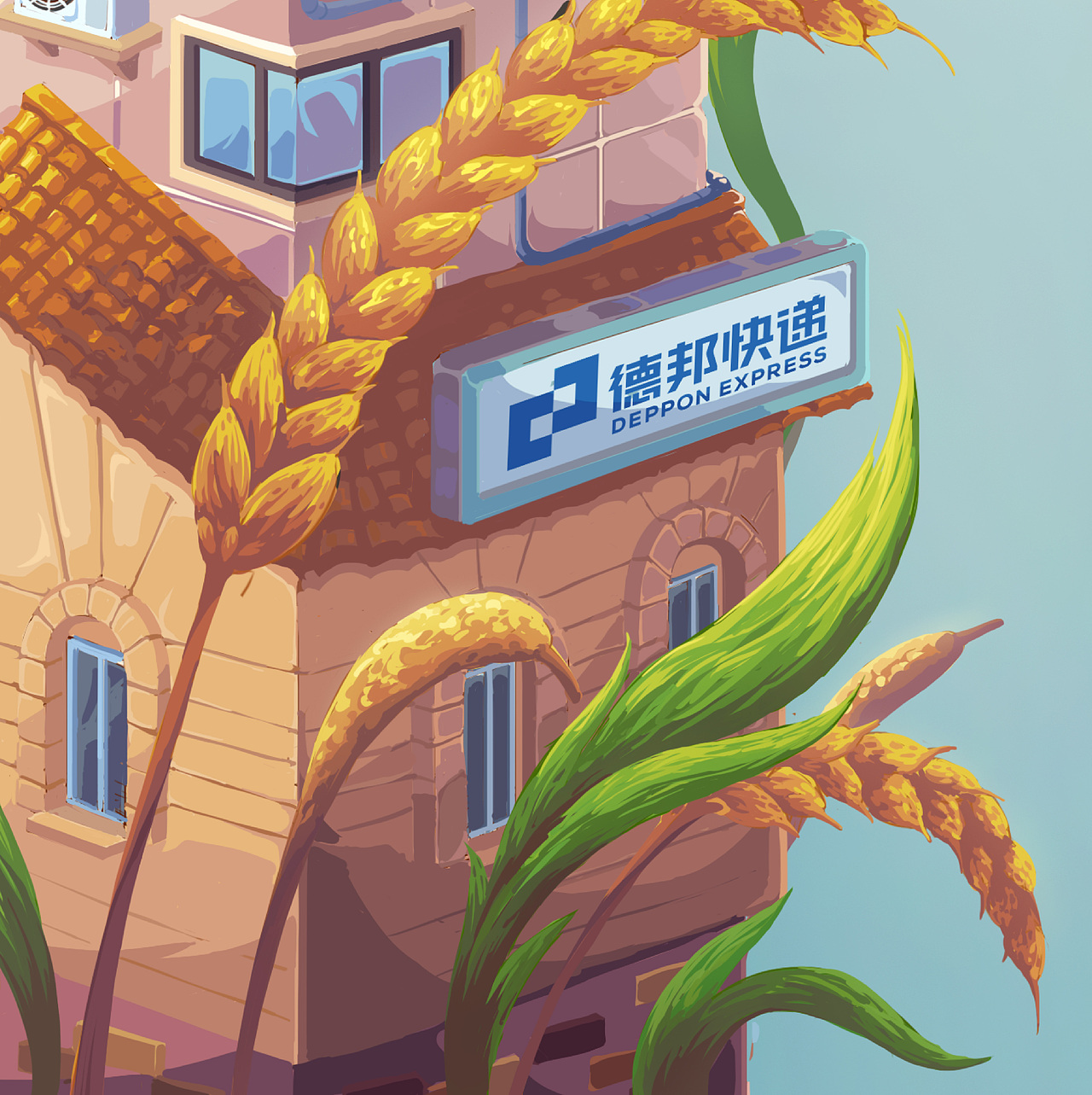 节气动态插画盘点（一）清明 谷雨 芒种