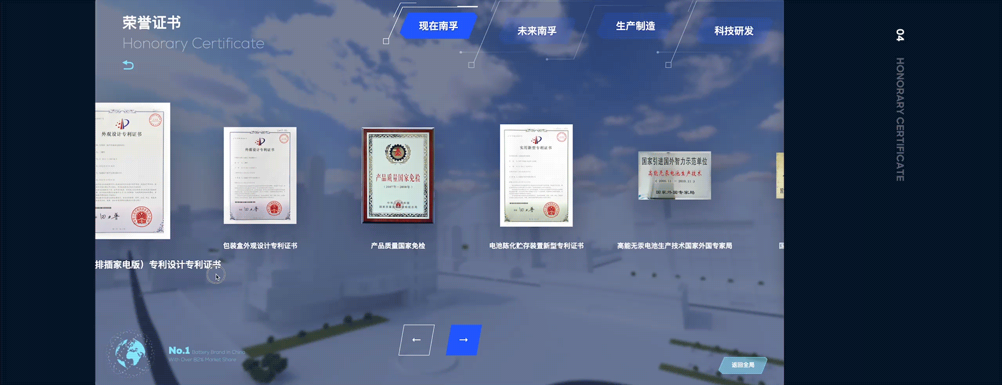 南孚集团3D可视化数字大屏设计