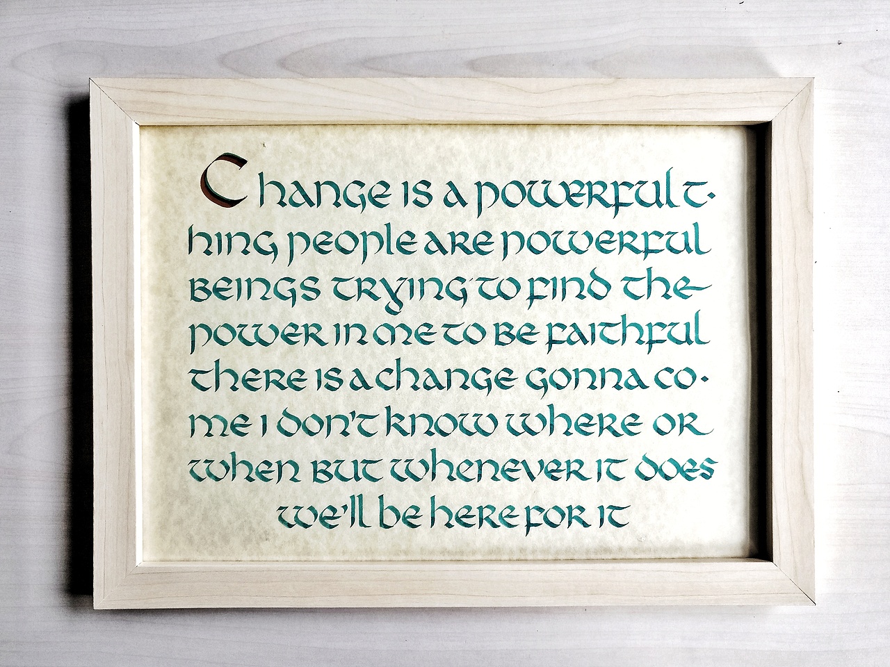 完整西文书法作品16例