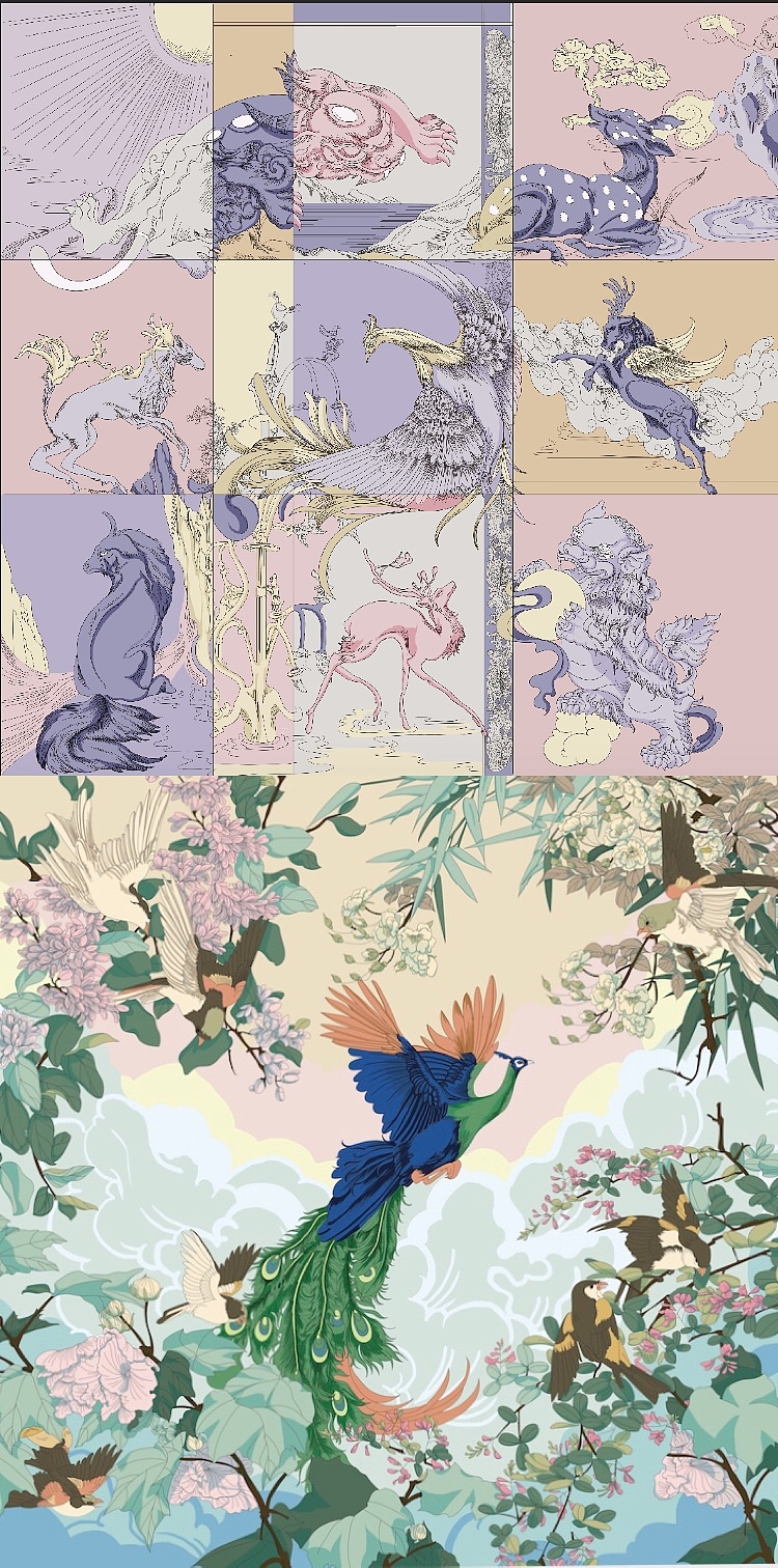 2019 丝巾图案精选（图ZMTkxMTg5MDU2） - 图案 - 站酷设计师Frankzou原创素材 - 站酷ZCOOL