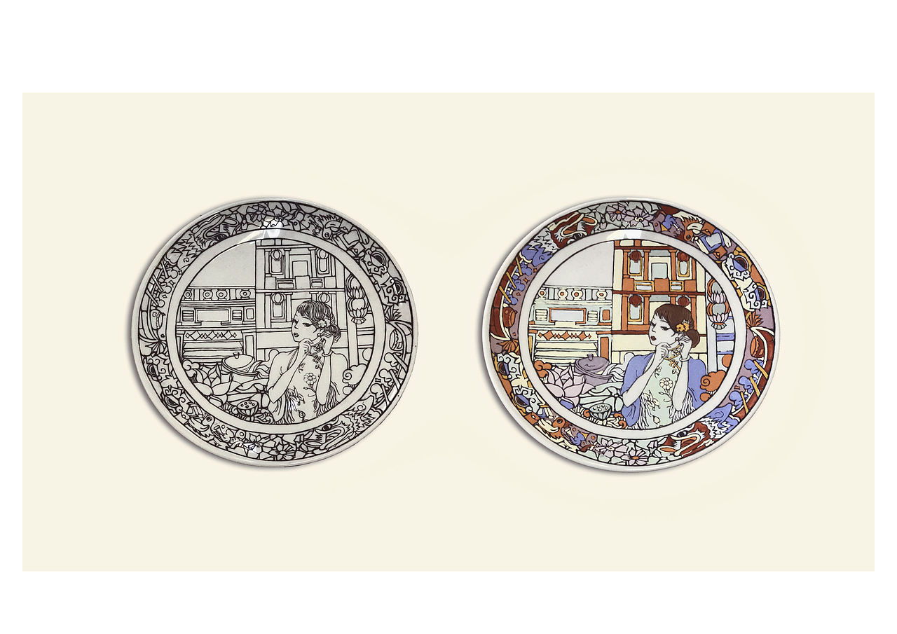 广彩与纪念品设计（图ZMTkwNTEyMzI4） - 工艺品设计 - 站酷设计师疯狂的紫菜原创素材 - 站酷ZCOOL