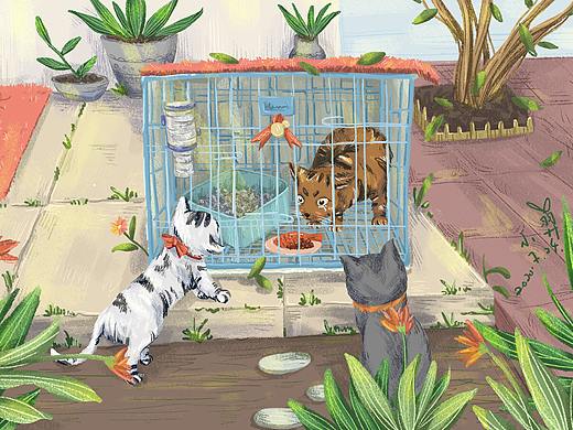 三只貓貓（個人主頁-ZNDY3Nzk0MDA=） - 創(chuàng)作習(xí)作 - 站酷設(shè)計師羿羿醬原創(chuàng)素材 - 站酷ZCOOL