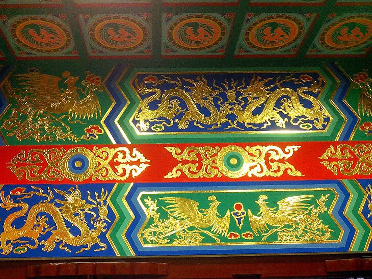 古建筑彩绘之门头彩绘|纯艺术|绘画|liujiandong - 原创作品 - 站酷