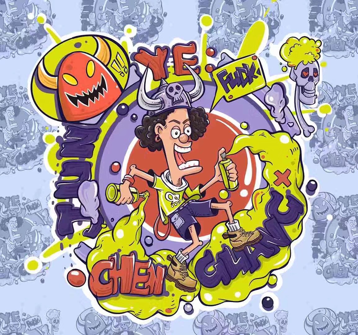 学校的一些涂鸦