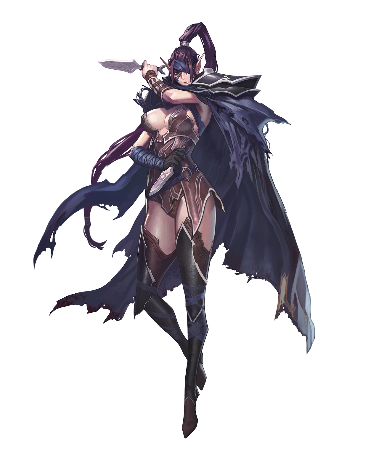 女刺客（图ZMTIxNTI4NjA0） - 游戏原画 - 站酷设计师酱油蘸水果原创素材 - 站酷ZCOOL