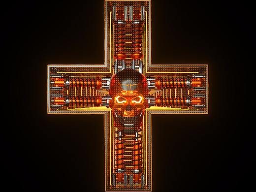 VJ  3D mapping十字架