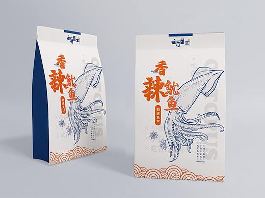海鲜零食--麻辣海鲜包装设计