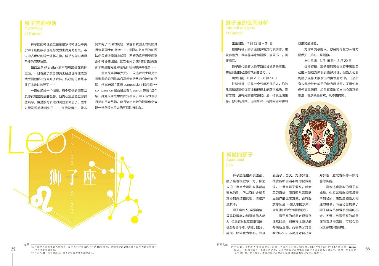 《星座神话》书籍设计