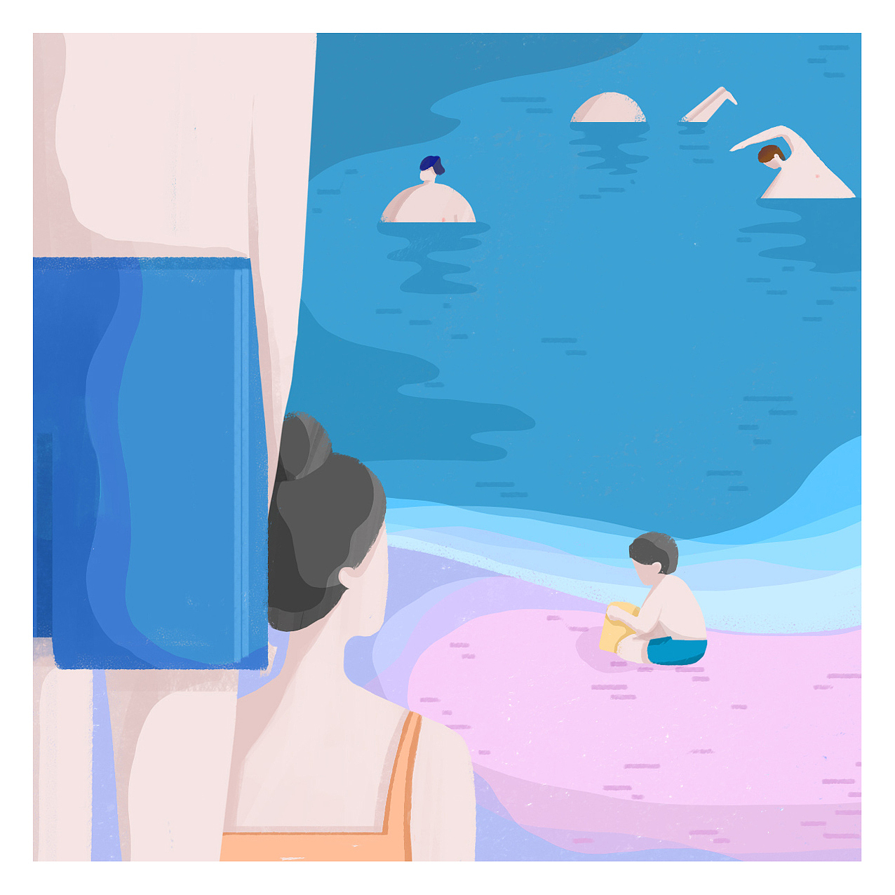 大海 The Sea（图ZMTY0NDc1MTI4） - 创作习作 - 站酷设计师_HelloLynn_原创素材 - 站酷ZCOOL