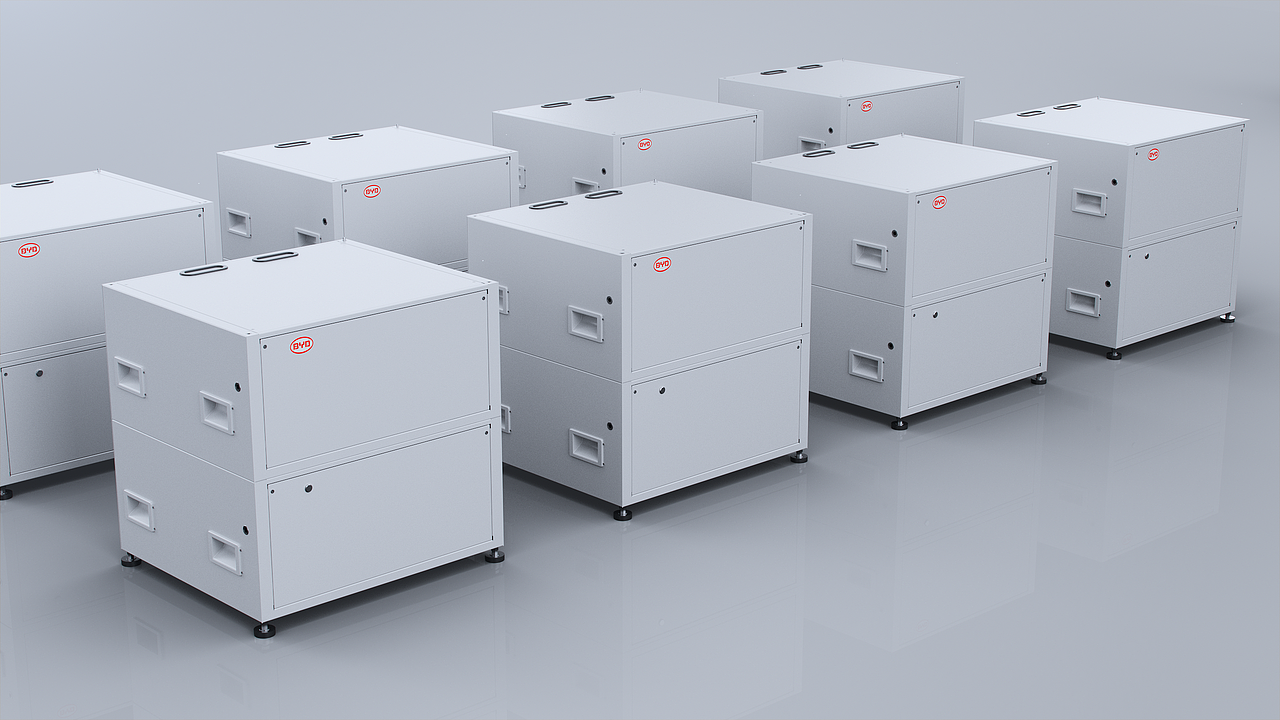 BYD Premium Series-3D 储能产品动画渲染