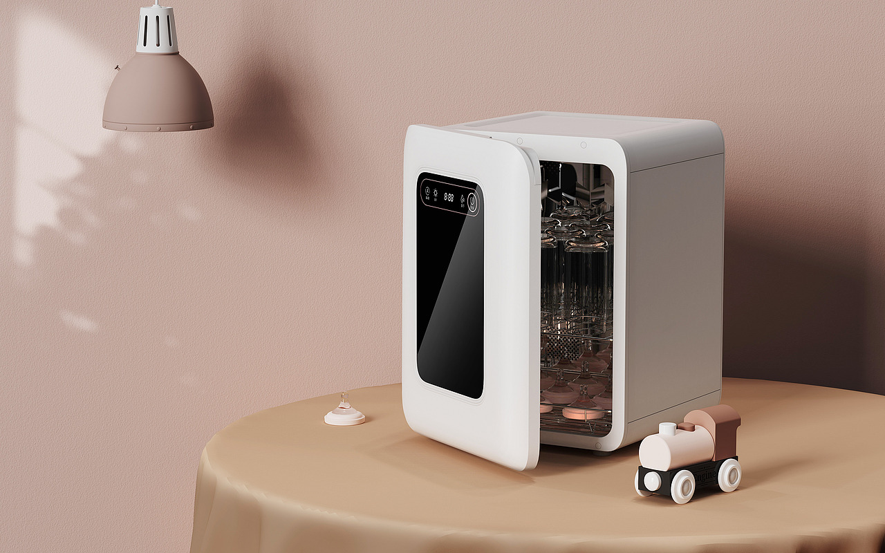 立式母婴消毒柜 | Vertical disinfection cabinet（图ZMjg5MjcxOTA4） - 生活用品 - 站酷设计师托迪设计原创素材 - 站酷ZCOOL