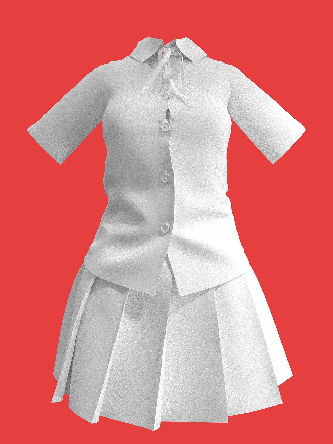 服装打板练习白模展示