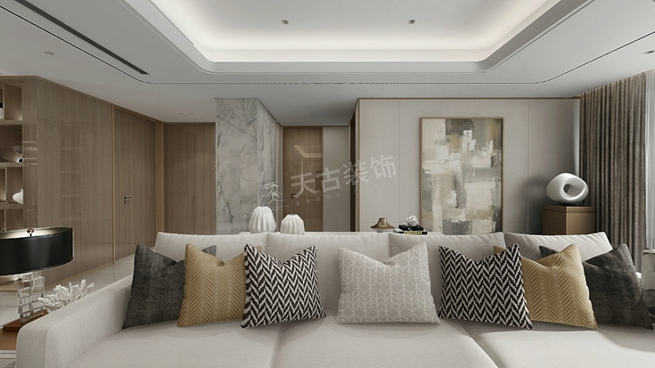龙湖景粼玖序大平层装修|天古装饰英伦风格设计效果图（图ZMjI4OTIyNjI0） - 展陈设计 - 站酷设计师天古装饰7cm原创素材 - 站酷ZCOOL