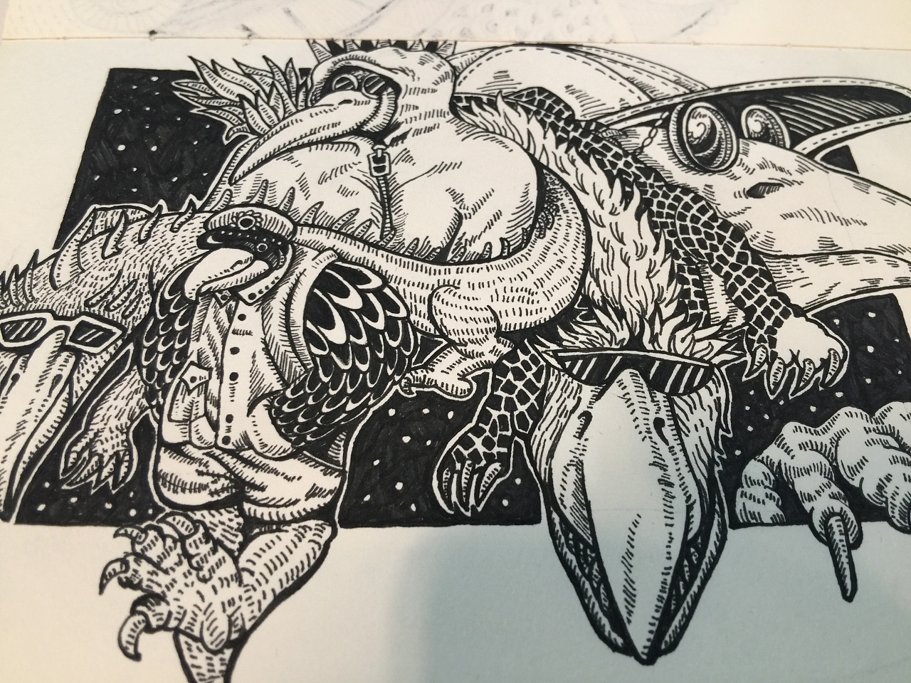 绘画临摹习作【动物世界】