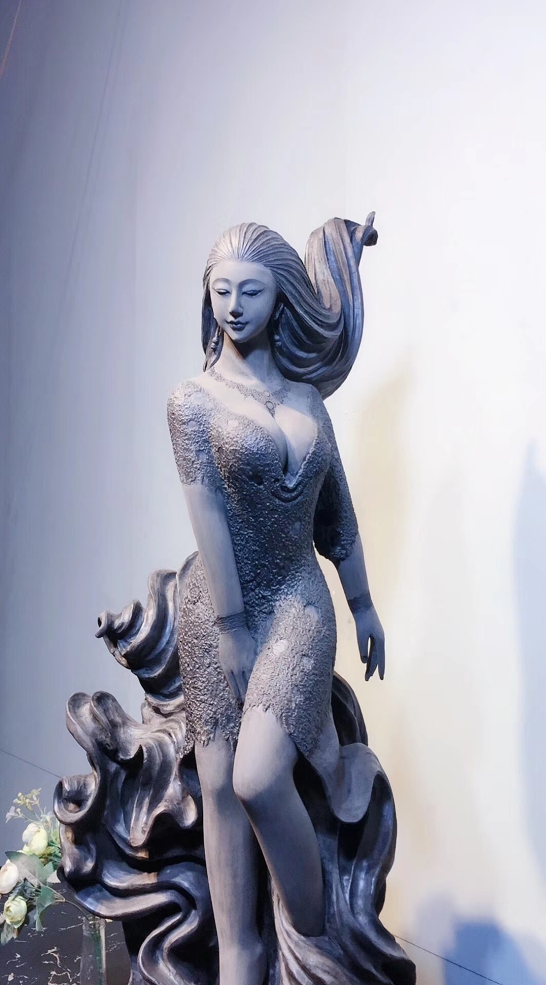 乌木雕刻美女木雕绝代佳人