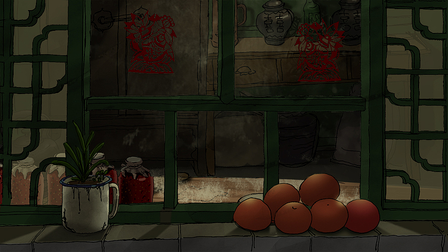 国产原创动画《爷爷在天上》场景创作实验汇报之一（图ZNDQ5MDc2OA==） - 商业插画 - 站酷设计师挪呀挪呀挪原创素材 - 站酷ZCOOL