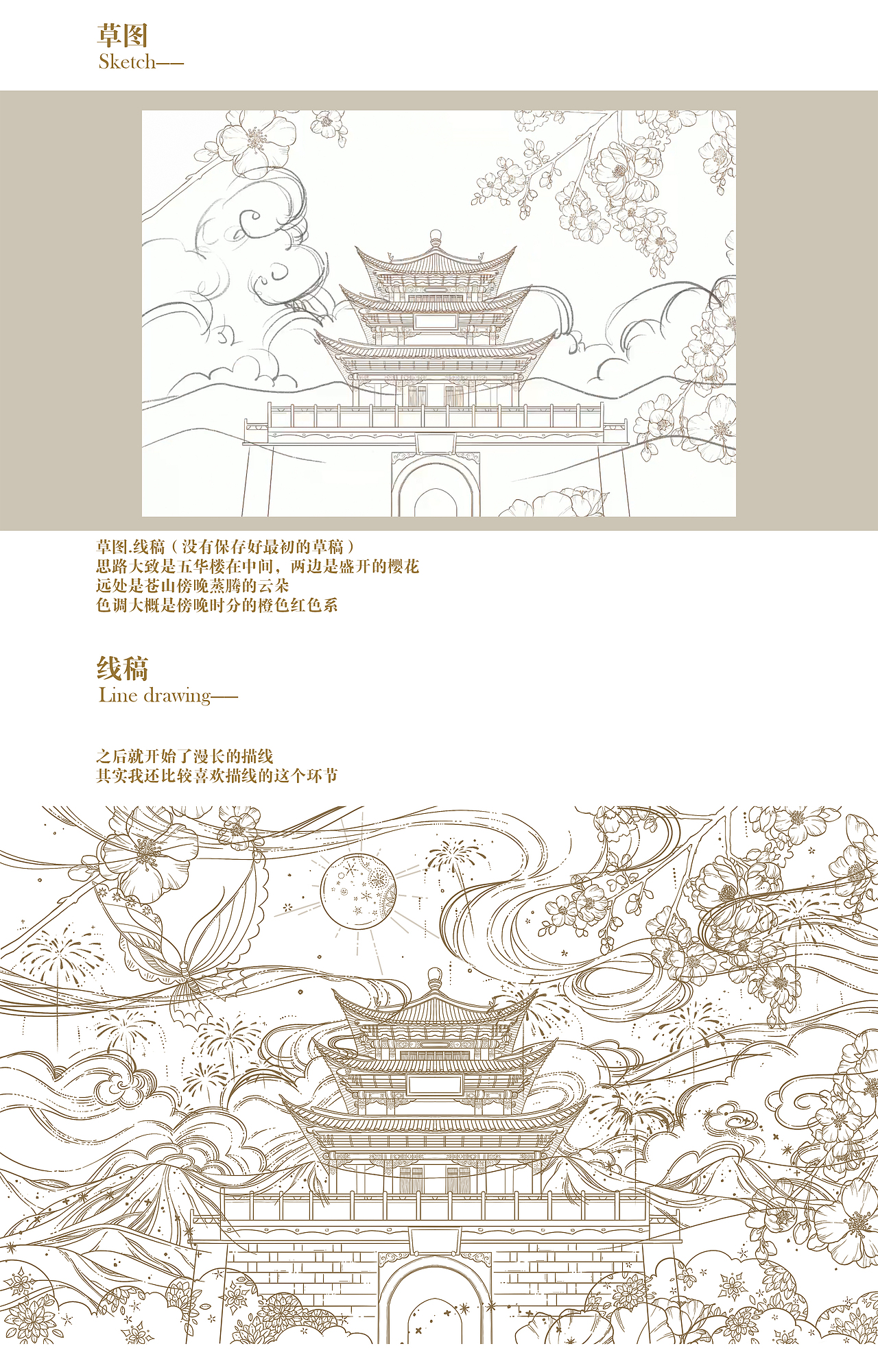 【procreate插画】——大理风华