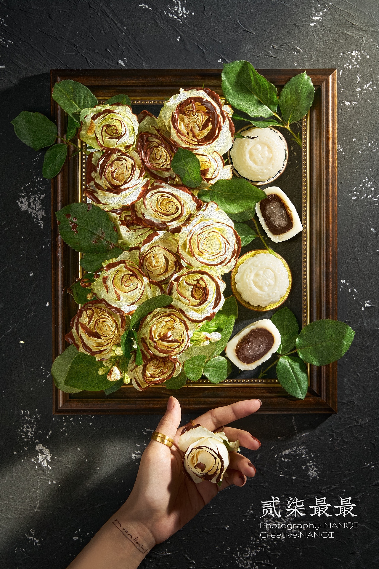 美食摄影|贰柒最最燕窝冰皮月饼