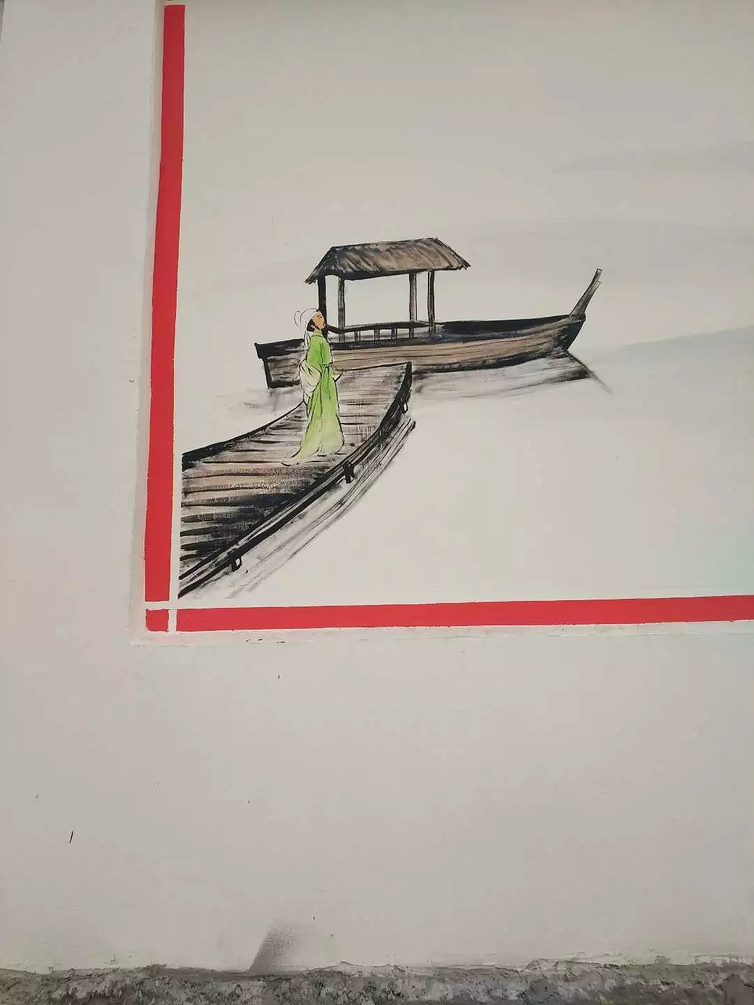 蜀绘壁画作品-乡村文化墙（图ZMTE3NTA2MjM2） - 建筑设计 - 站酷设计师蜀绘壁画原创素材 - 站酷ZCOOL