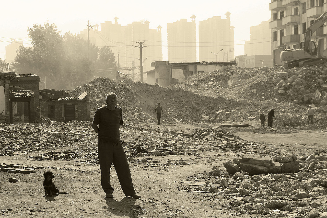 拆迁岁月（二）（图ZMjAwOTE1NTY=） - 人文/纪实摄影 - 站酷设计师DDR登瑞原创素材 - 站酷ZCOOL