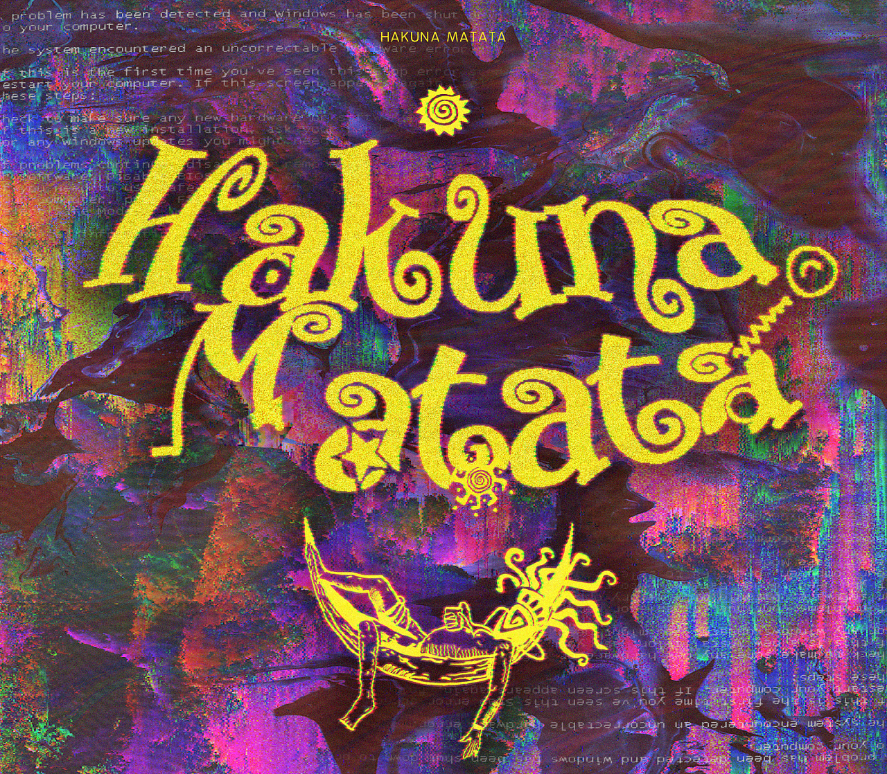 《hakuna matata》迷幻歌曲封面