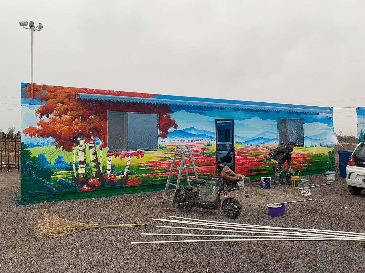 那些琐碎的墙绘作品