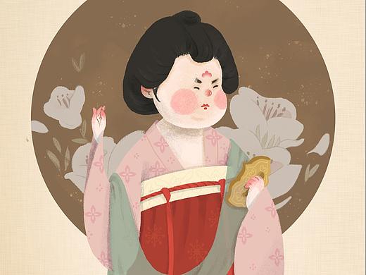 唐朝仕女图