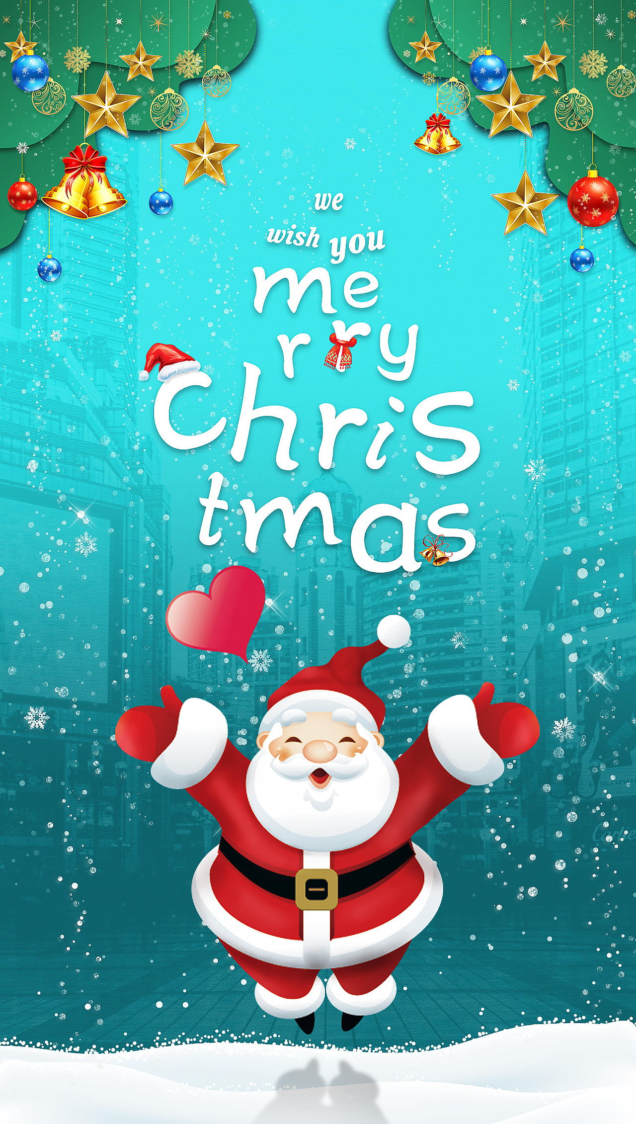 简约红色圣诞老人圣诞节促销动态海报gif动图下载-包图网