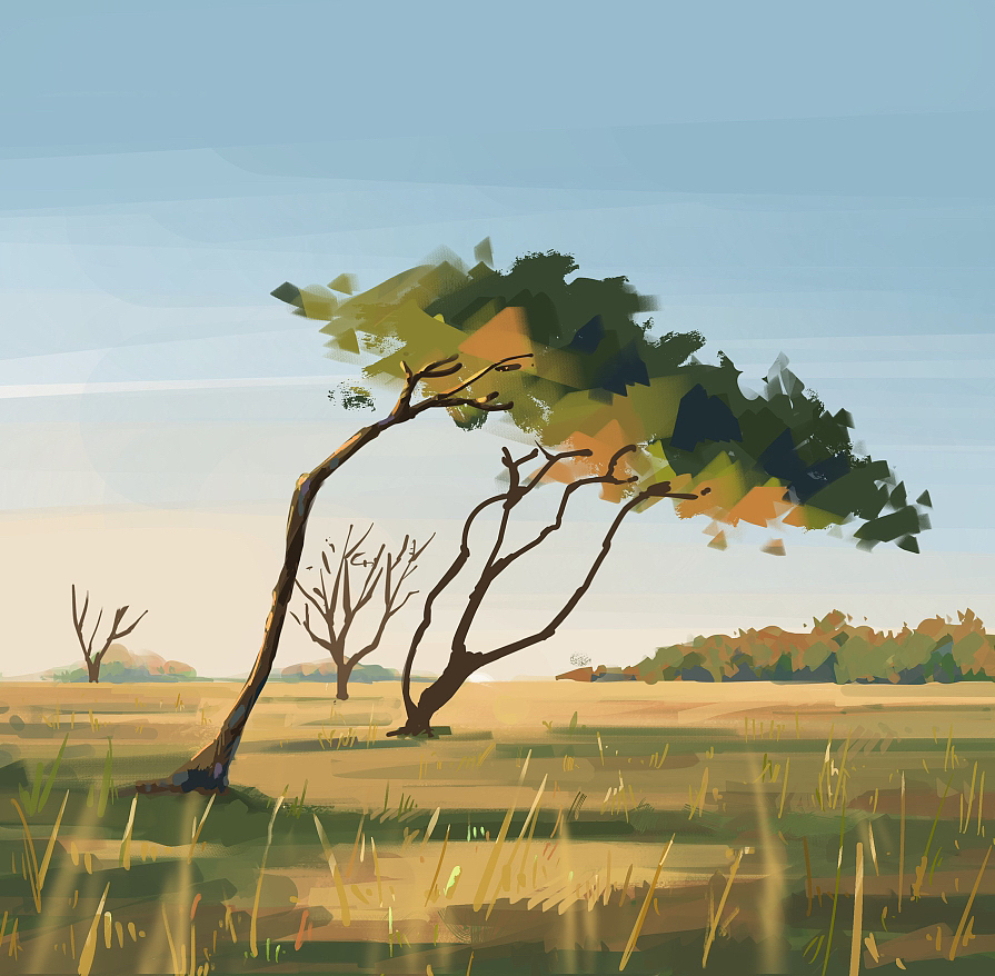 风景插画（图ZMzY0NTUzMTAw） - 绘画 - 站酷设计师Zhang皓熙原创素材 - 站酷ZCOOL