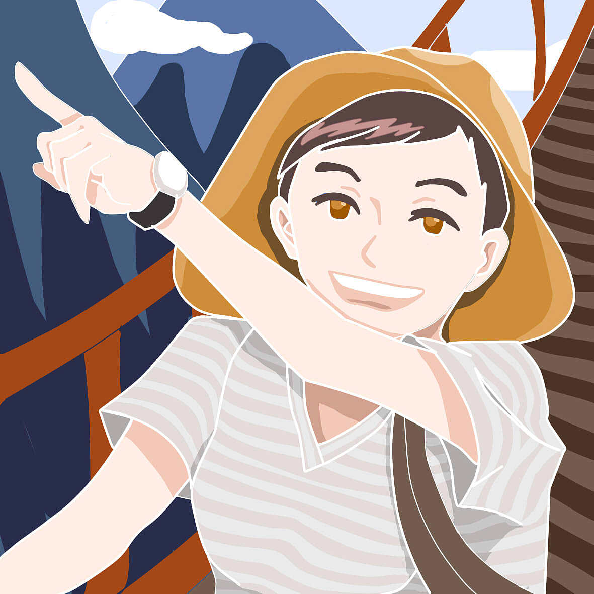 自画像-多种风格尝试