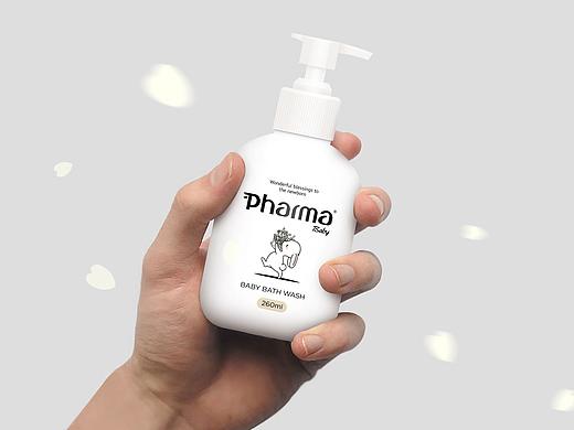 《Pharma珐玛宝贝》婴幼儿护理品牌设计 婴儿洗护