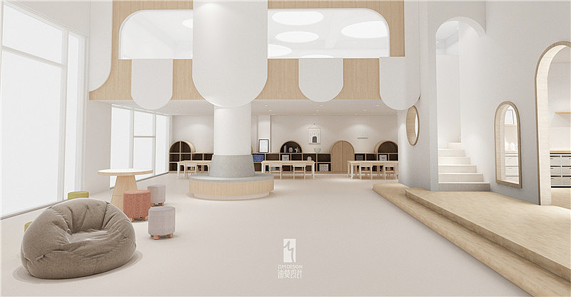 托育中心设计案例充满童趣纯真的托育中心装修效果图