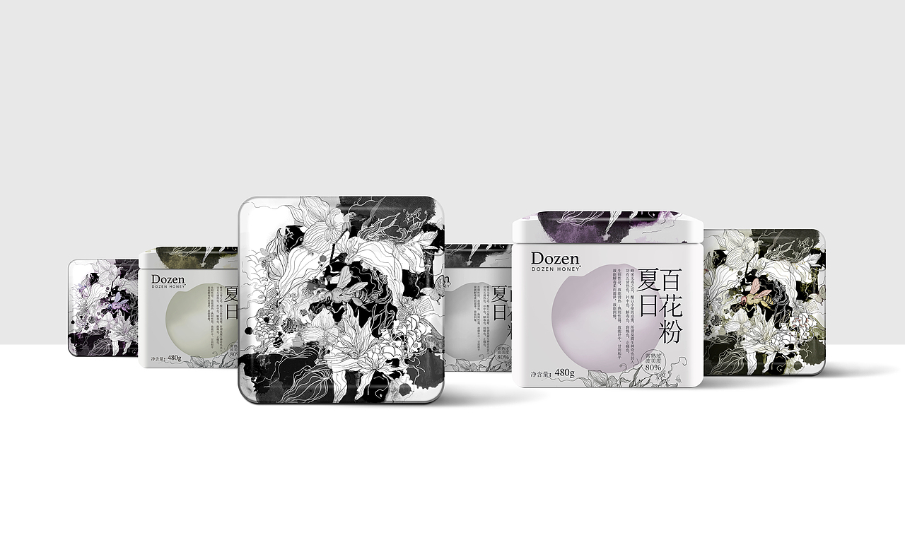 花粉包装设计（图ZNzQwNjY0NDg=） - 包装 - 站酷设计师小TAN原创素材 - 站酷ZCOOL