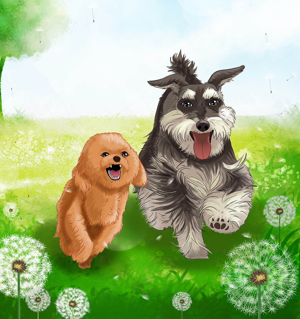 漫画狗狗（图ZMjAyMDEwMTg0） - 创作习作 - 站酷设计师小草也会笑原创素材 - 站酷ZCOOL