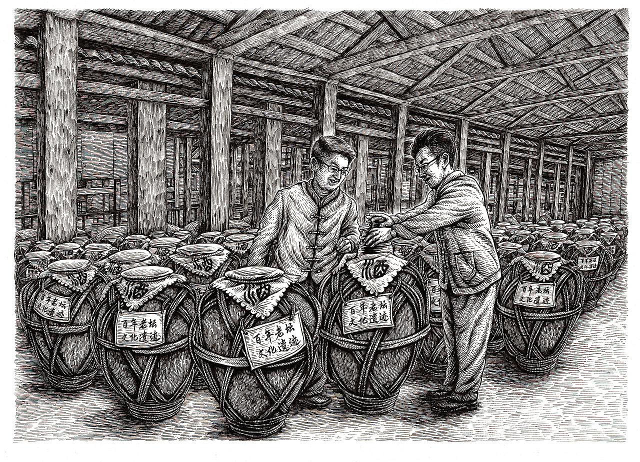 我与深圳乐家设计合作的商业插画