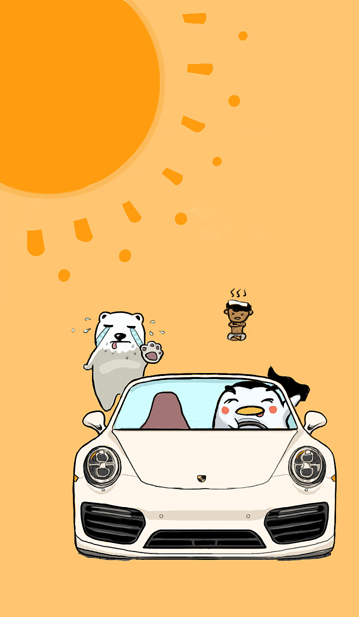 卡通车型手机壁纸系列