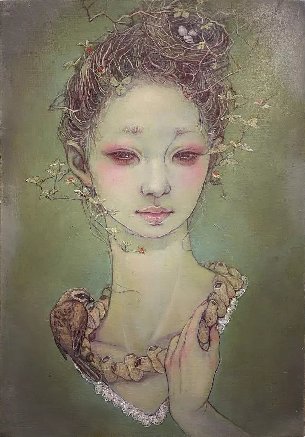 日本画家平野美保的插画（图ZNTczMzU0MzY=） - 艺术插画 - 站酷设计师Mr周先生原创素材 - 站酷ZCOOL
