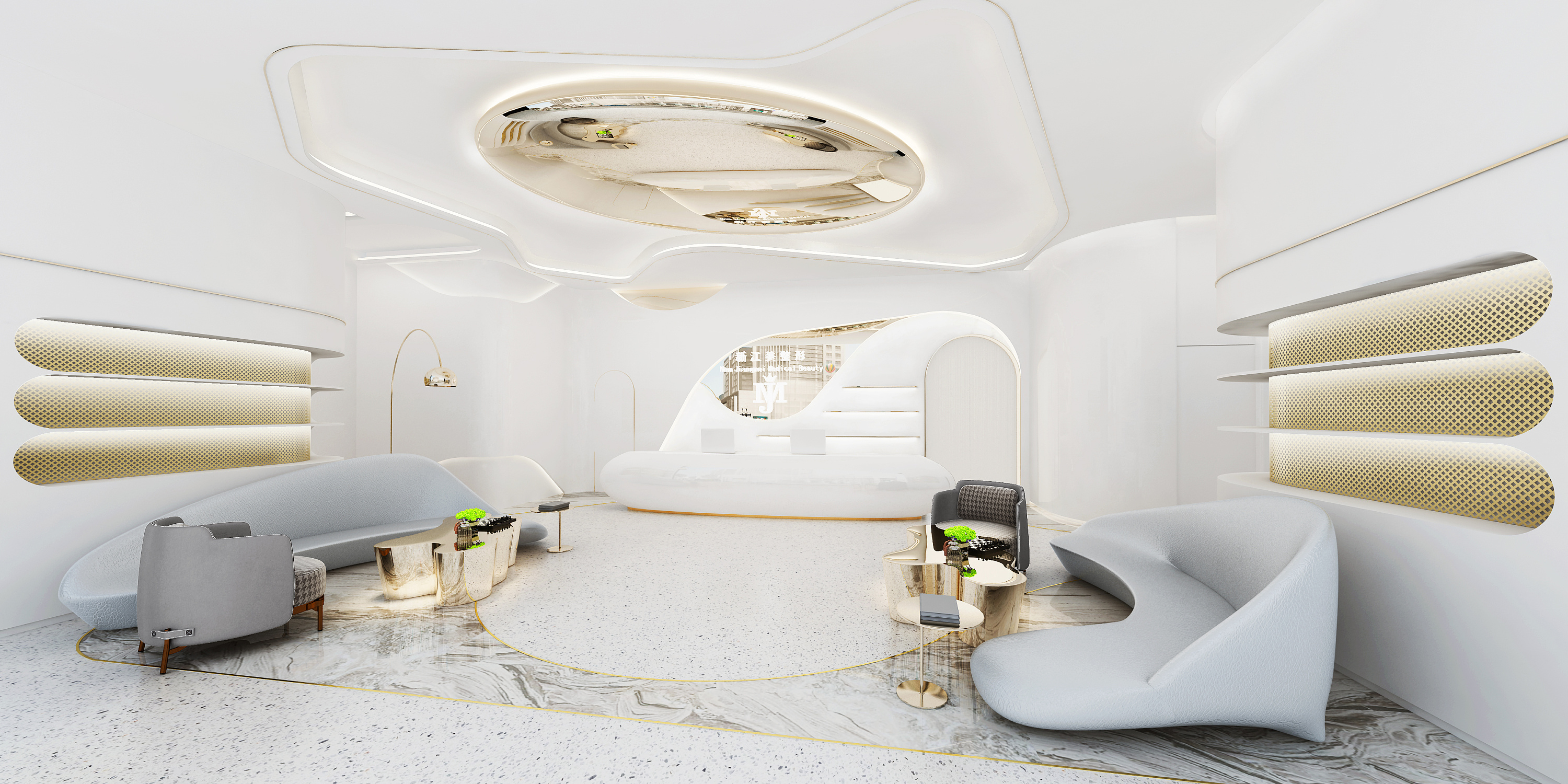 【尺寸案例:新江美医疗整形连锁】科技感医美设计空间