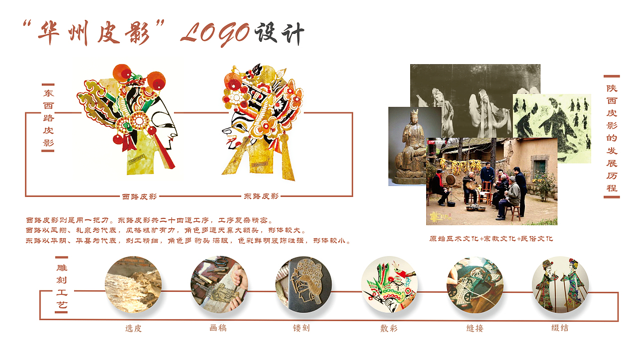 华州皮影logo设计
