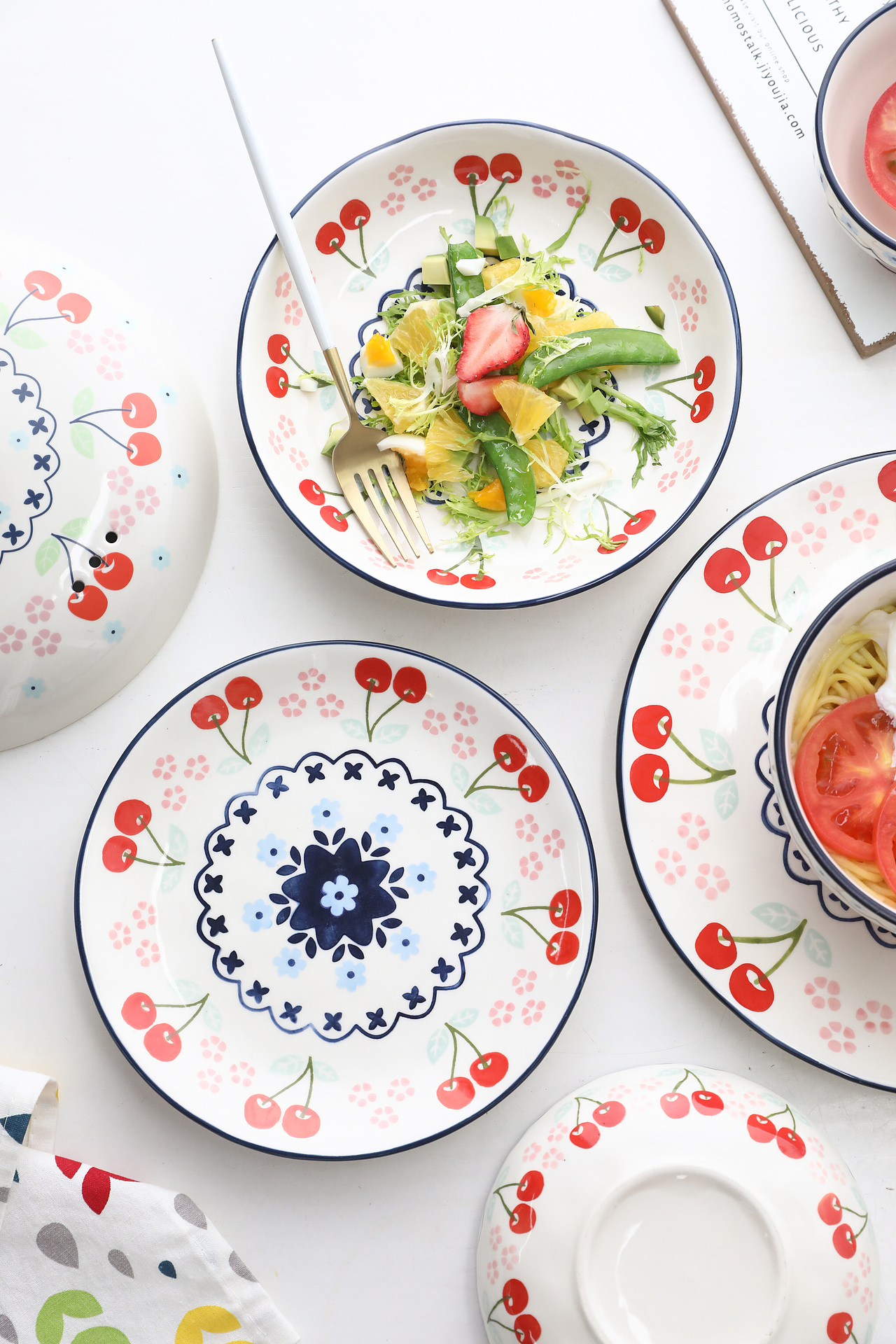 原创手绘设计餐具~ins风~小清新