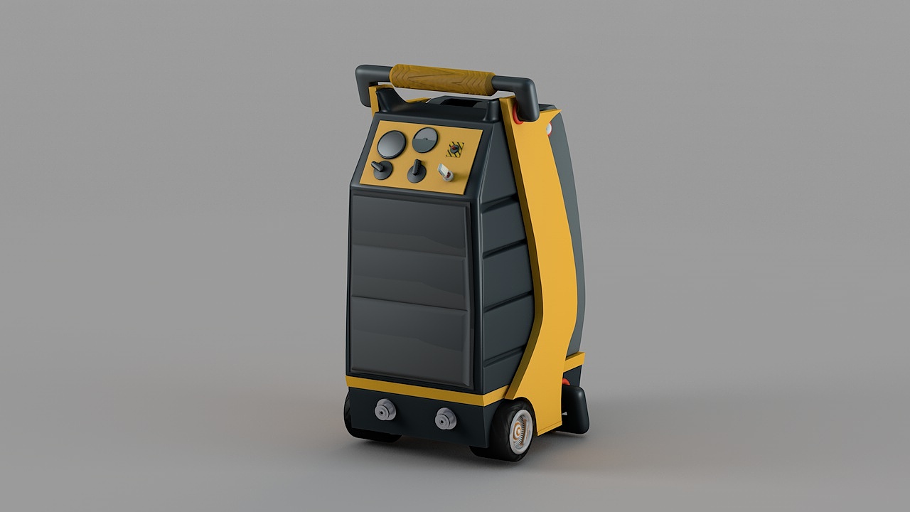 3d模型 空压机外观设计 |工业/产品|工业用品/机械|903647277_原创