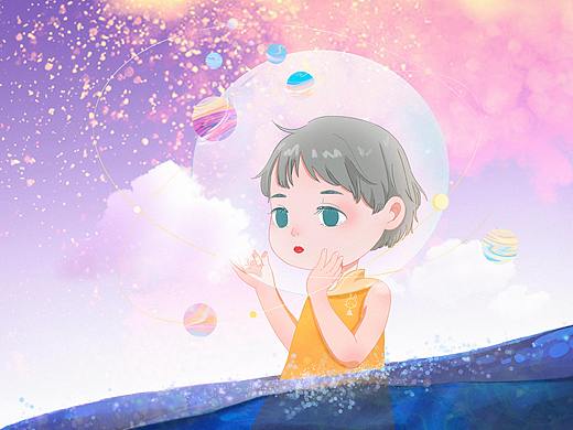 沉浮于海，置之星河（个人主页-ZMzQzMTQ4Mjg=） - 创作习作 - 站酷设计师_在野原创素材 - 站酷ZCOOL