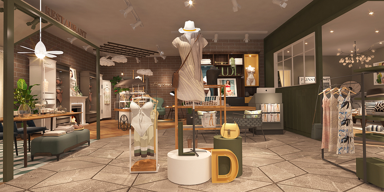 LUDI  时尚女性家居服饰店
