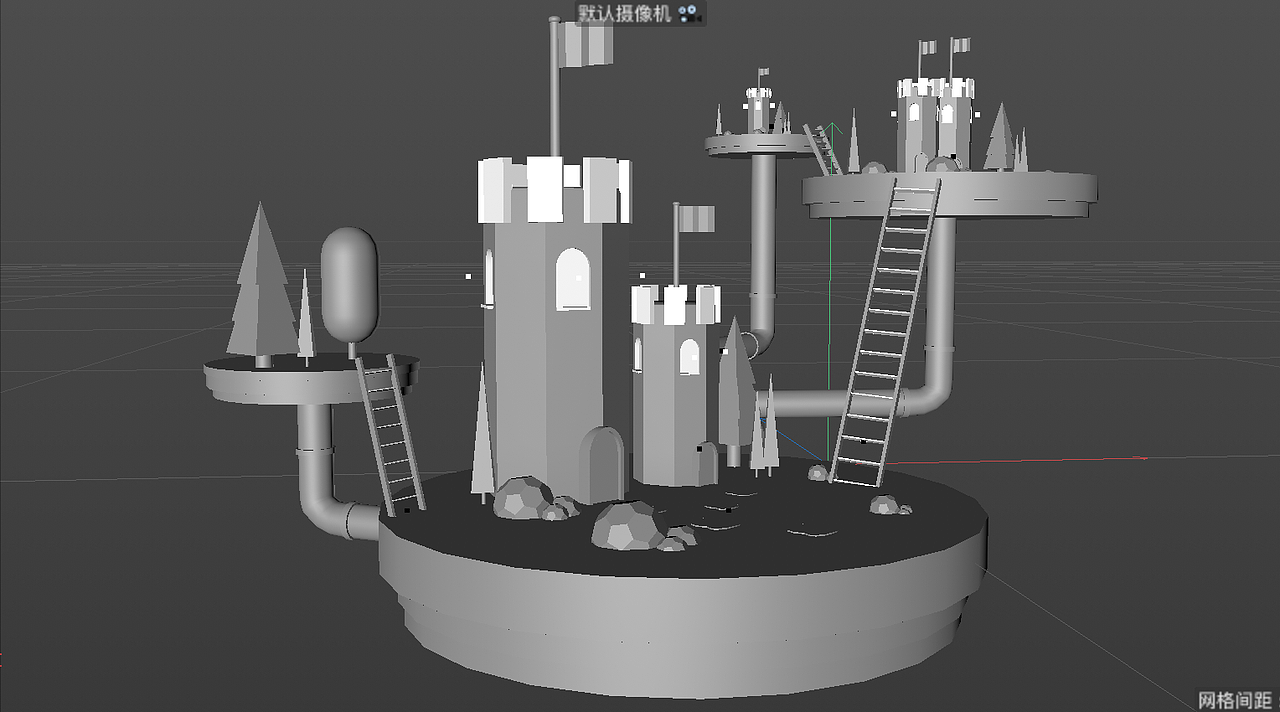 临摹练习-lowpoly小场景