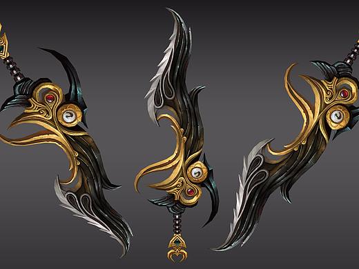 游戲模型練習(xí)7：黃銅刀劍（個(gè)人主頁(yè)-ZMjcyNzkwNjQ=） - 其他三維 - 站酷設(shè)計(jì)師兩只手一起來(lái)原創(chuàng)素材 - 站酷ZCOOL