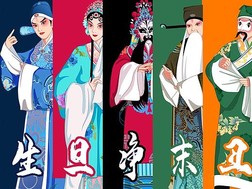 生旦净末丑京剧人物