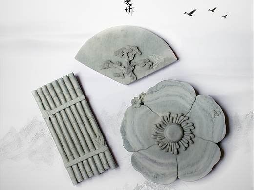 #2020青春答卷#松竹梅-现代茶盘设计——邓承承